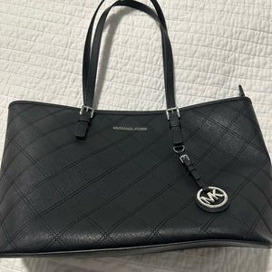 Michael Kors black tote purse